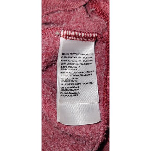 The North Face Mens Large Off Red Graphic Crew Neck Long Sleeve Sweatshirt - Picture 8 of 8